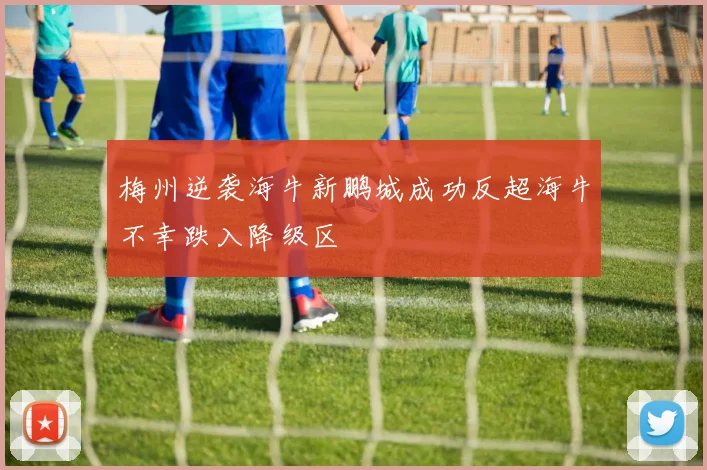 梅州逆袭海牛新鹏城成功反超海牛不幸跌入降级区