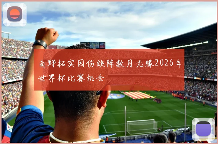 南野拓实因伤缺阵数月无缘2026年世界杯比赛机会